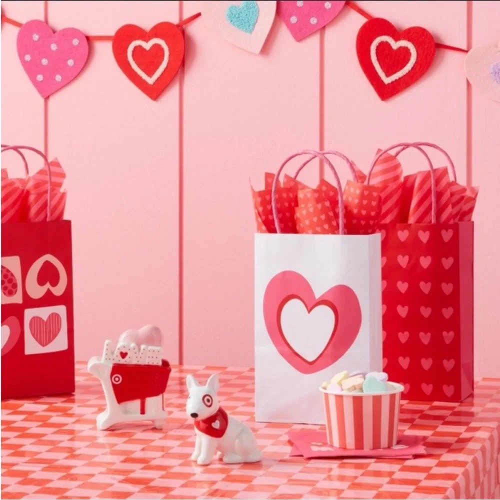Target Spritz Valentine’s Day Target Red Shopping Cart Ceramic Decoration
